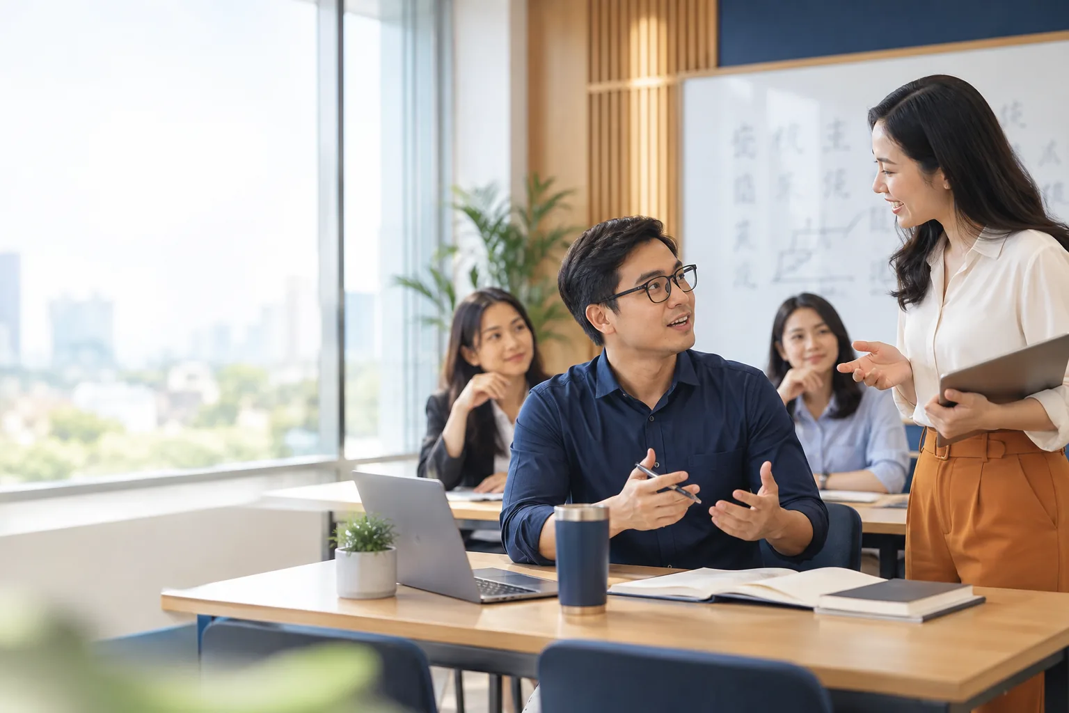 Lớp học tiếng Trung thực tiễn tại POLYMIND